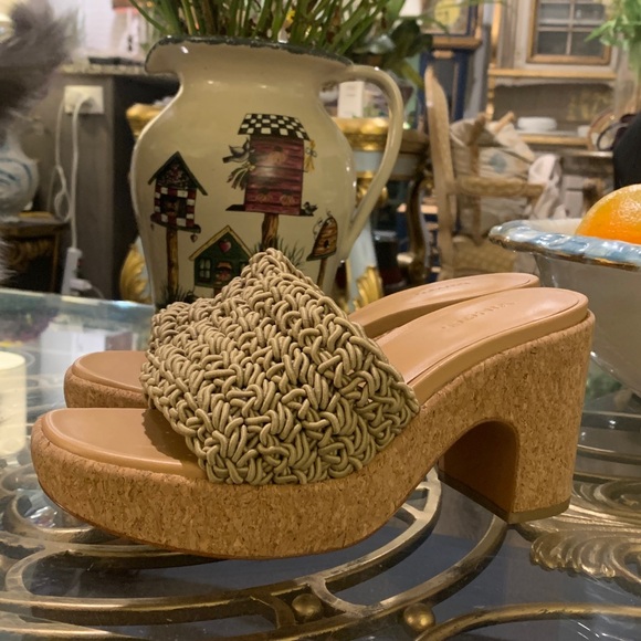 Vince Nicki Crochet Platform Sandal - Size 7.5 M New! - Picture 6 of 11